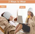 Headache Relief Hat Migraine Ice Head Wrap, Ice Packs for Injuries Reusable Migraine Relief Cap, Wearable Compressed Therapy Headache Relief Hat for Migraines Tension Sinus Fever Stress Relief. 
