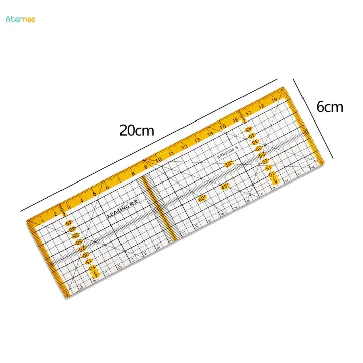 Fabric%20Ruler%20Precision%20Measurements%20Craft%20Sewing%20Supplies%20Patchwork%20Ruler,%20-%20Image%204