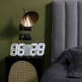 Creative 3D Digital Alarm Clocks With Luminous Display For Bedroom, Office   Simple Multifunctional Home Deco LED Wall Clock   Digital Desktop Clock With Date, Temperature Display. 