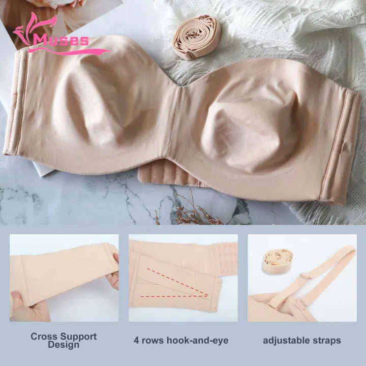 Muses%20Mall%20Strapless%20Bra%20Comfortable%20Strapless%20Push-up%20Bra%20with%20Detachable%20Straps%20Perfect%20for%20Off-shoulder%20Tops%20Dresses%20Soft%20Breathable%20Padded%20Available%20in%20Solid%20Colors%20Ideal%20for%20Southeast%20Asian%20Women%20Supportive%20-%20Image%207