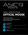 Alcatroz Asic 9 RGB FX Hi-Definition USB Wired Mouse. 