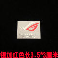 ASUS Rog Metal Sticker. 