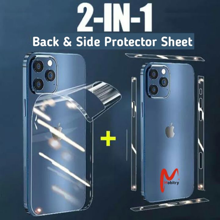 Vorix%20Iphone%2015%20Pro%20Max%20Back%20Transparent%20HD+%20Matte%20with%20Apple%20Cut%20/%20Logo%20360%20Smooth%20Sheet%20Edges%20Jelly%20Protector%20around%20the%20corner%20Complete%20Coverage%20Jelly%20-%20Image%204