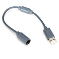 PC Computer USB Breakaway Cable Lead Cord Adapter for XBOX 360 Wired Controller -. 