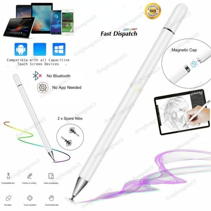 Universal Stylus Touch Screen For Dell XPS 13 15 12 Inspiron 14 3003 5000 7000 chromebook 3189 3180 11 Laptop Capacitive Pen