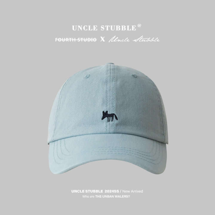 Korean%20Style%20Little%20Fox%20Embroidered%20Baseball%20Cap%20Women%20Spring%20Summer%20Versatile%20Wide%20Brim%20High-Quality%20Pure%20Cotton%20Soft%20Top%20Hat%20for%20Men%20-%20Image%207