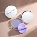 Oil Control Setting Powder Light, breathable and delicate Skin-friendly natural Makeup Makeup Purple powder Free powder. 