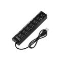 USB 2.0 Hub with 7 Ports. 