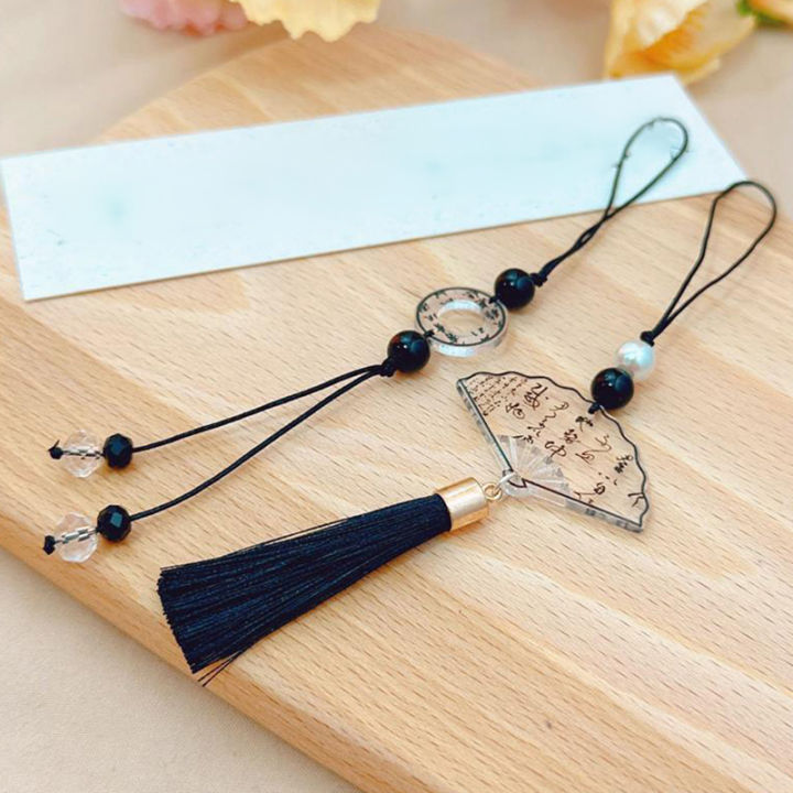 New%20Chinese%20Style%20Ink%20Calligraphy%20Butterfly%20Fan%20Pendants%20Mobile%20Phone%20Chain%20Anti%20Lost%20Lanyard%20Vintage%20Keychain%20Bag%20Pendant%20Gifts%20GENGLI%20-%20Image%203