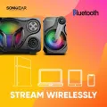 SonicGear Titan 3 BTMI Bluetooth Portable Music Synchronized Light Display Speaker. 