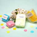 Soap Paper Soap Flakes Soap Box Portable Flower Shape Soap Paper Skin Friendly Travelling Cleaning Washing Bathing Mini Hand Washing Slice. 