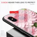 【IN Stock】Phone Case For Samsung Galaxy A8 2018 A8 Plus 2018 A9 2018 A530 A730 Phone Casing Creative Tempered Glass Casing Luxury INS Flowers Design Shockproof Glossy Case Tempered Glass Back Cover Casing. 