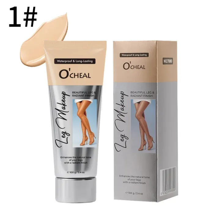OCHEAL%20100ml%20Beauty%20Leg%20Cream%20Makeup%20Body%20Coverage%20Long-lasting%20Waterproof%20Concealer%20Skin%20Tone%20Wheat%20Tan%20Brown%20Liquid%20Foundation%20-%20Image%207