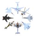 8 Pieces Pack Assembly Airplane Model Static Airforce Fighter Air Plane. 
