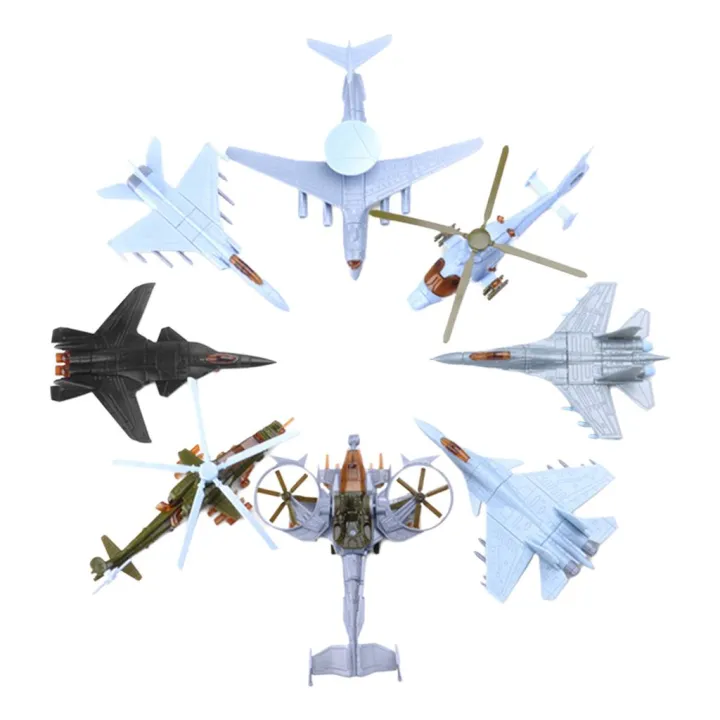 8%20Pieces%20Pack%20Assembly%20Airplane%20Model%20Static%20Airforce%20Fighter%20Air%20Plane%20-%20Image%202