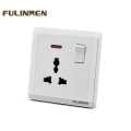 Universal Wall Switch Socket Fulimen - Multi Plug - Multi Socket Outlet -Plug Base 3 Hole Switched Socket Outlet - FULINMEN. 