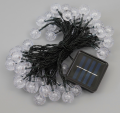 Outdoor Manor decorative lights String Solar LED lights string bubble bulbs Party lights string Christmas decorative lights. 