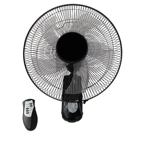 High Speed Remote Wall Fan 16 inch 5 Blade