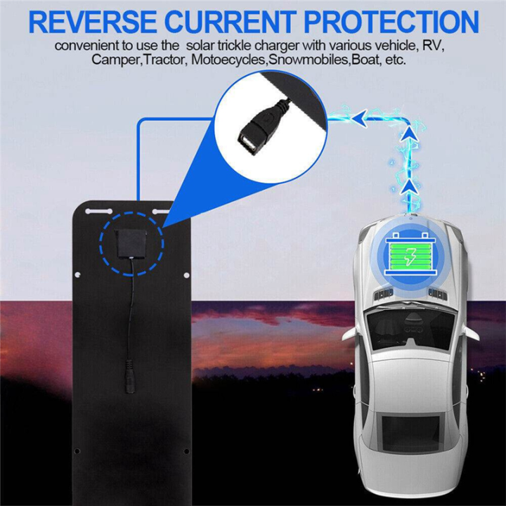 12V%2030W%20Solar%20Battery%20Panel%20Battery%20Charger%20Maintainer%20For%20Car%20Motorcycle%20Tractor%20Boat%20RV%20-%20Image%204