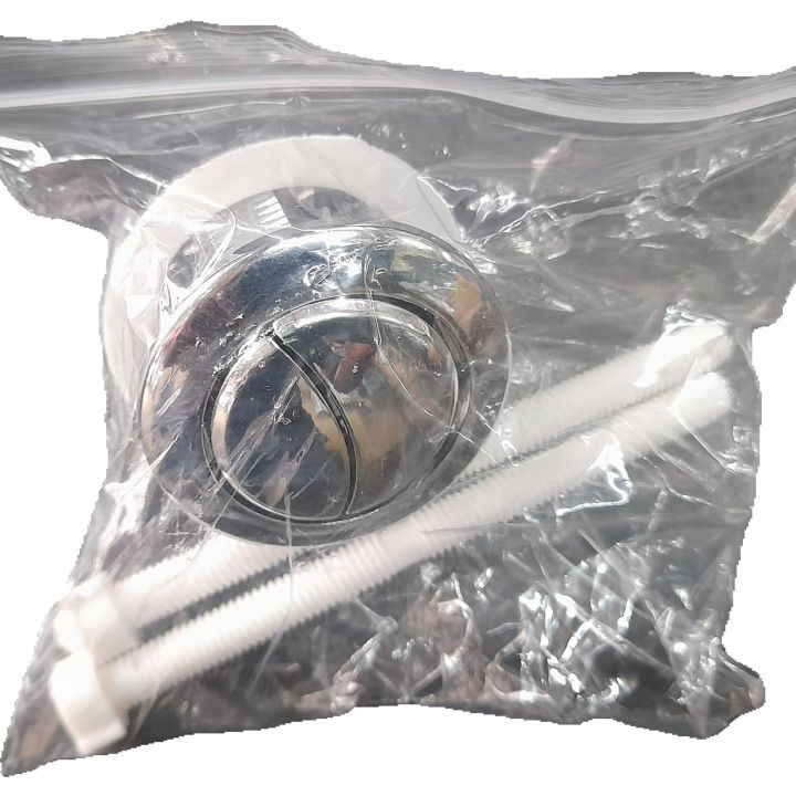 Dual Flush Cistern Fittings Stainless Steel Button Toilet Cistern Repair Kit Commode Bathroom