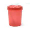 Plastic Container 500Metal  -Red. 