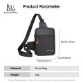LouisWill Men's Chest Bag Casual Shoulder Bag Cross Body Bag Pouch Bag Lightweight Casual Bag Fashion Shoulder Bag Waterproof Casual Sport Street Bag for Travel Outdoor. 
