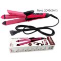 2 in 1 NOVA NHC-2009 Hair Curler and Hair Straightener for Hair Beauty. 