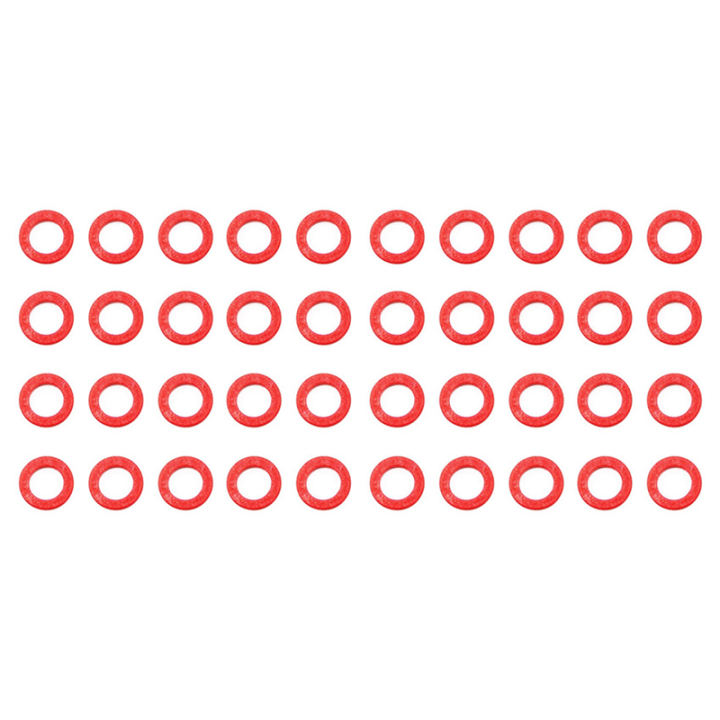 Spreeshop Outboard Lower Unit Oil Drain Gasket (40Pcs) Replaces 90430-08021-00 for Most 4-Stroke Models Crush Washer Seals