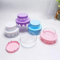 Transparent Jewelry container Delicate Double layers Storage box cake shape for Home organization Jewelry storage Children's. 