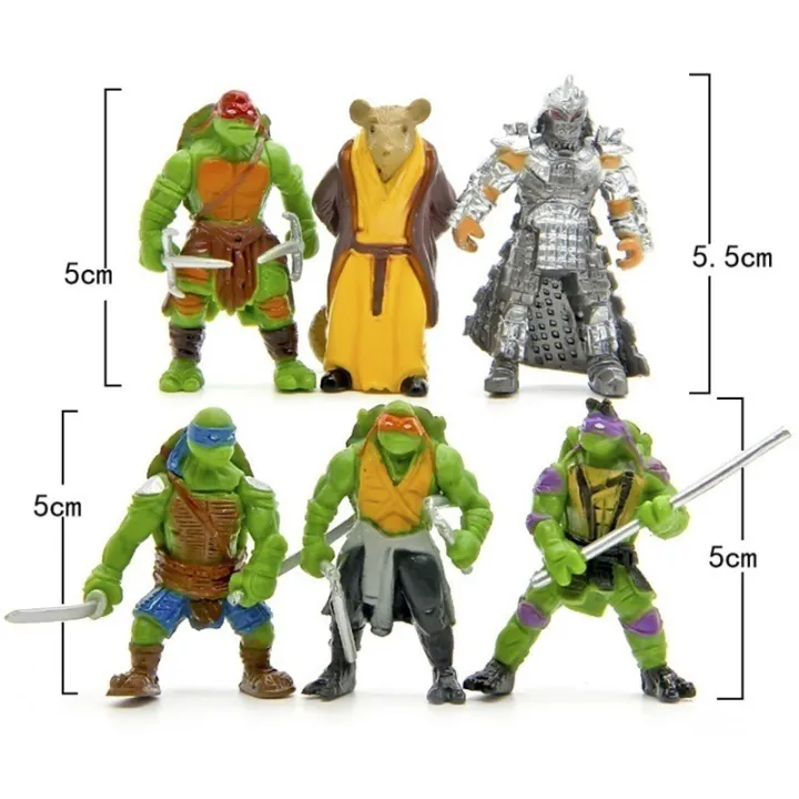 Ninja%20Turtles%20TMNT%20Mini%20Figures%20Action%20Figures%20Toy%20Set%20Classic%20Toys%20Kids%20Variation%20-%20Image%202