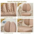 Full Coverage Waterproof Rotating Chair Cover Anti-dirty Stretch Elastic Seat Protector Thickened Double Back Children's Chair Cover Children Study Chair. 