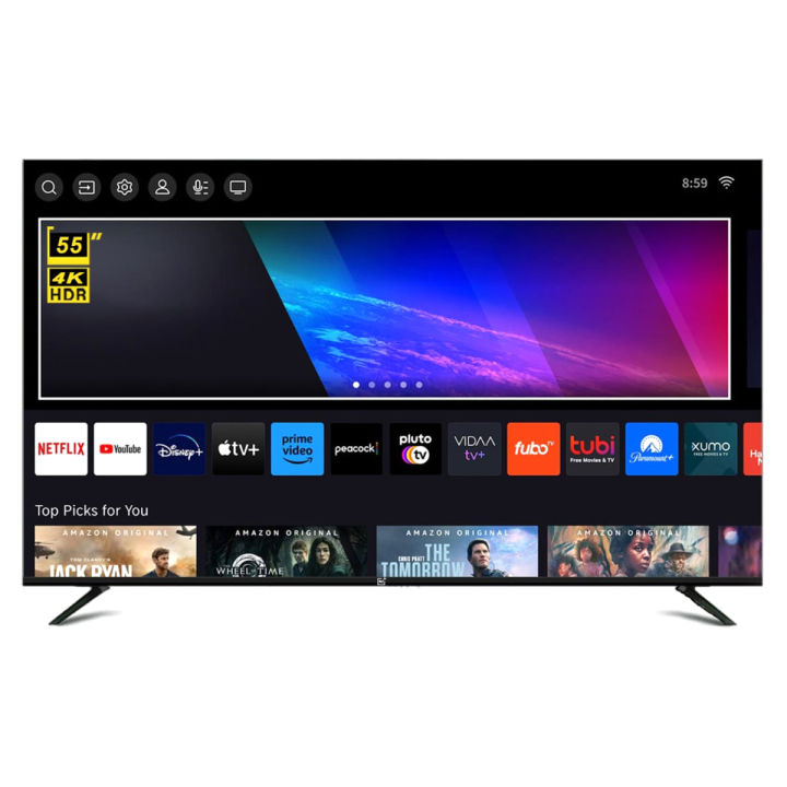 MI+ 55 Inch UHD 4K Smart Android 13 Bluetooth Frameless LED TV - 55MI700S-FL