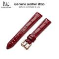 LouisWill Genuine Leather Watch Women's Fashion Watch Clover Dial Inlaid With Diamond 30M Waterproof Watch With Calendar Quartz Watch Belt Watch Wristwatch for Women Ladies. 