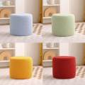 Ottoman Foot Rest Stool Padded Seat Small Cylinder Stool Sofa Tea Stool for Office Sturdy Room. 