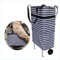 Wheels Reusable Handbag Folding Supermarket Shopping Bag Trolley Grocery Cart On. 