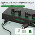 6 Channels Mini Headphone Amplifier HA400 for Music. 