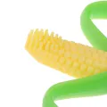Baby Silicone Teether Training Toothbrush BPA Free Banana Corn Toddle Teething Chew Toys For Infant Chewing Newborn Safe Gifts. 
