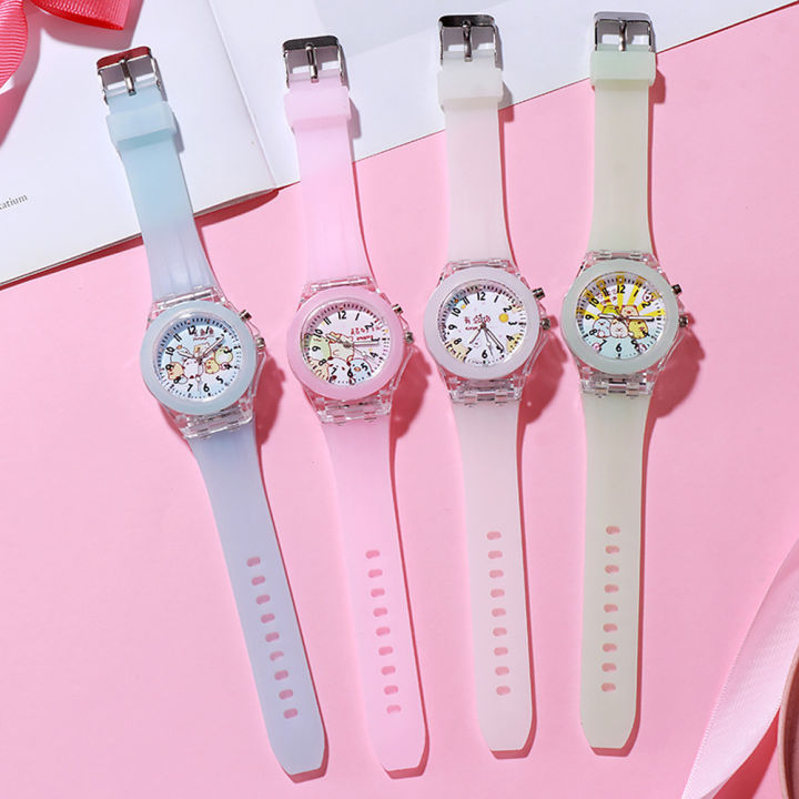 Ldren's%20Watch%20Cartoon%20Cute%20ranslucent%20nous%20Silicone%20LED%20Watch%20-%20Image%203