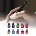 1 Bottle Pure Colorful 30ml Fountain Pen Ink Refilling Inks High Quality Calligraphy Writing Fountain Pen Ink School Stationery. 