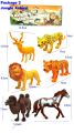 10pcs 6pcs Wild Animal Animals Toys Zoo Wild Life Safari Toy Set Mainan Haiwan Liar Kanak-kanak Set Haiwan Early Learning Kids Toy. 