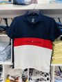 Priyani Tex Men's Premium Polo Tommy T shirts Red White Black 220Gsm Material.. 