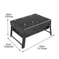 BBQ Grill Machine BBQ Stove Portable BLACK Small Barbecue Stove Charcoal BBQ Grill Patio Camping Picnic Burner Foldable BBQ Grills. 