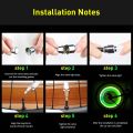 2Pcs 5 Colors RGB LED Bike Valve Cap Light Flash Tyre Tire Wheel Stem Rim Neon Lights Lamp for Bicycle Motorcycle Night Cycling. 