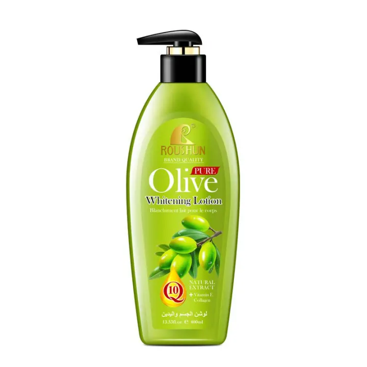 Roushun Pure Olive Body Lotion 400ml Natural Extract Skin Care