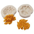 1Pc Peony Sunflower Lotus Silicone Molds Chinese Rose Flower Mould DIY Chocolate Candy Cake Fondant Mold Dessert Decoration Mzea. 