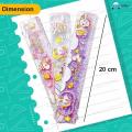 FunBlast Scale Ruler for Kids –Unicorn Scale for Girls, Glitter Scale Ruler Set for Students, Stationary Gifts for Kids,Unicorn Return Gifts, Glitter Scale for School. 