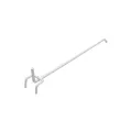 WHITE PEGBOARD HOOKS 250MM. 