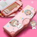 TULX pencil box pencil bag japanese stationery cute pencil case for girls school accessories cute pencil case pencil box. 