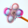 Pop It Fidget Spinner Pencil Topper - Pop It Random Design Pencil Clip. 