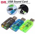 DM Sound Audio USB controller Music Lead 3D Sound 5.1. 